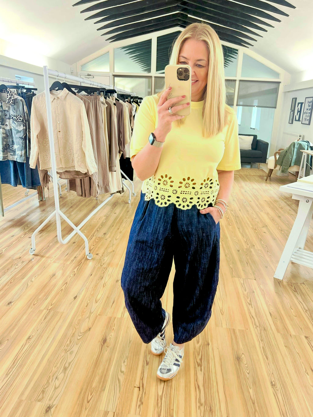 Crochet Trim T-Shirt