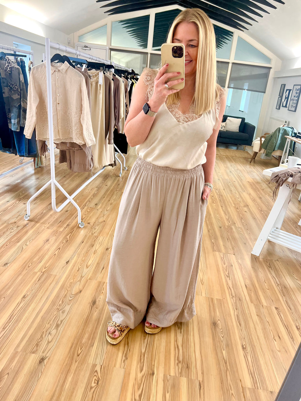 Silky Palazzo Trousers